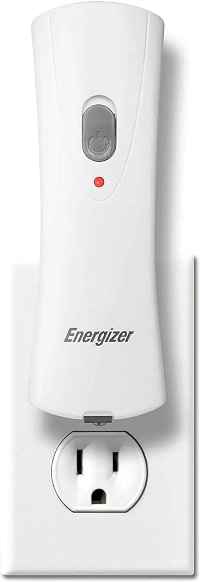 Alt view image 3 of 12 - energizer compact handheld rechargeable plugin flashlight, led 40 lumens, autoon in powerfailure