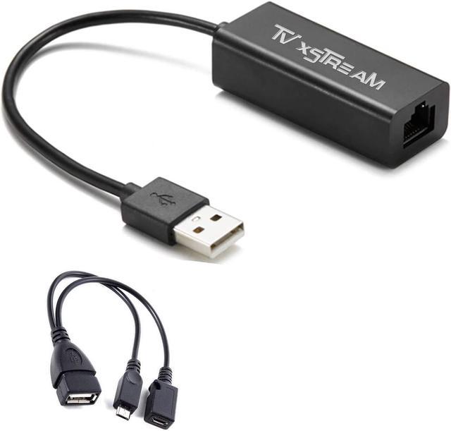 Ethernet Adapter for  Fire TV Devices - Black
