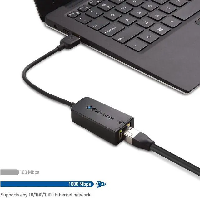 Alt view image 3 of 7 - Cable Matters Gigabit USB to Ethernet Adapter for Switch Game Console and Laptop (Ethernet Adapter for NS, Ethernet to USB Adapter, USB 3.0 to 10/100/1000Mbps Ethernet), Not Compatible with M2 Macs