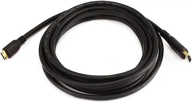 Alt view image 2 of 3 - BRENDAZ Standard Mini HDMI to HDMI Cable 10-feet for Canon EOS 5D Mark II Mark III and EOS Rebel T7i 60D T6i T6 T6s T5 T5i DSLR Camera. (10-Feet)