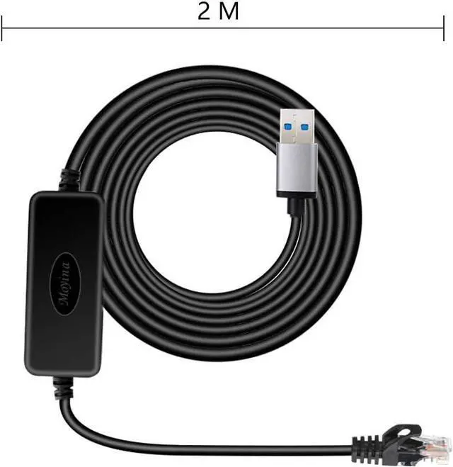 Alt view image 5 of 6 - USB3.0 to RJ45 Gigabit Ethernet Network Cable for Switch, Router, Gateway, Modem with MacBook,Windows, Chromebook,Surface Pro, Linux