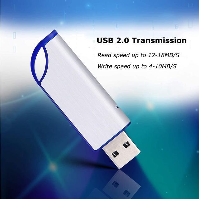 Alt view image 7 of 7 - 32GB FAT32 Format USB 2.0 Flash Drives USB Memory Stick for Game Capture Card/Cassette Player/Computer/Laptop/External Data Storage with Indicative Light