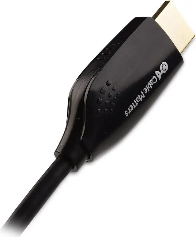Alt view image 6 of 6 - Mini DisplayPort to HDTV Cable in Black 6 Feet - Thunderbolt and Thunderbolt 2 Port Compatible