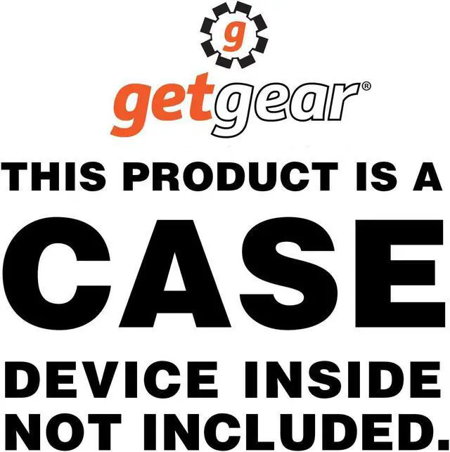 Alt view image 6 of 6 - getgear Two Way Radio Speaker Case for Walkie Talkie Like Motorola, Sokos, Uniden, FLOUREON, Dimy, Galwad, Aikmi, BETECH and Others, mesh Pocket for Cable and Accessories, Featured Carrying Handle