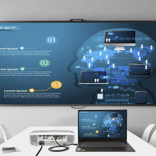 Alt view image 4 of 7 - USB 3.0 to VGA Cable 6.6 Feet, CableCreation USB to VGA 15 Pin Adapter 1080P @ 60Hz, with Built-in Driver, Only Support Windows 10 / 8.1/ 8 / 7 (NO XP / Vista / Mac OS X ), 2M /Black