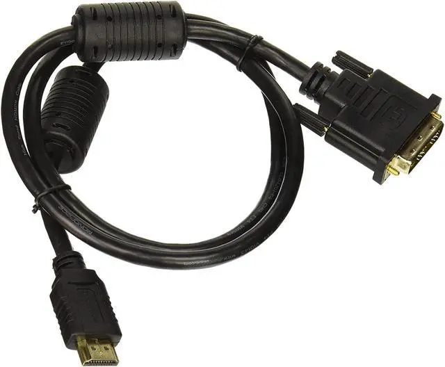 Alt view image 16 of 20 - Monoprice HDMI to DVI Adapter Cable - 3 Feet - Black | High Speed, 28AWG, 1080p Resolution, Ferrite Cores, Compatible with AVCHD / PlayStation 3 and More
