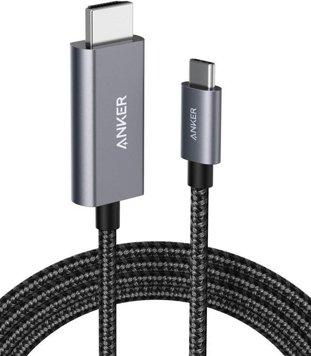 USB C to HDMI Cable for Home Office 6ft, Anker Type C to HDMI