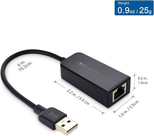Alt view image 6 of 7 - Cable Matters Gigabit USB to Ethernet Adapter for Switch Game Console and Laptop (Ethernet Adapter for NS, Ethernet to USB Adapter, USB 3.0 to 10/100/1000Mbps Ethernet), Not Compatible with M2 Macs