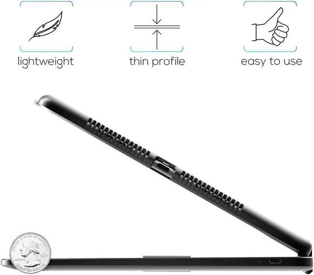 Alt view image 3 of 7 - Case with Keyboard for iPad 9th Generation (10.2", 2021) | 360° | 7 Modes | Backlit | 12 Colors | Thin, Light & Protective foriPad 9, 8th & 7th Gen, Air 3, Pro 10.5 with Pencil Holder
