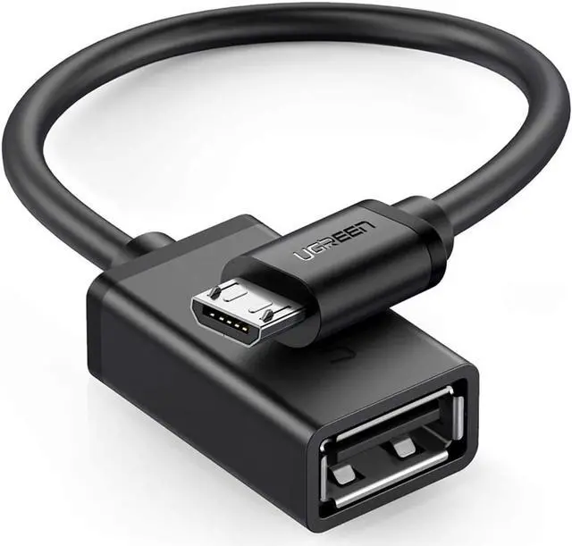 Main image of Micro USB 2.0 OTG Cable On The Go Adapter Male Micro USB to Female USB Compatible with  Phone S7 S6 Edge S4 S3 LG G4 Controller Android Windows Smartphone Tablets 4 Inch Black