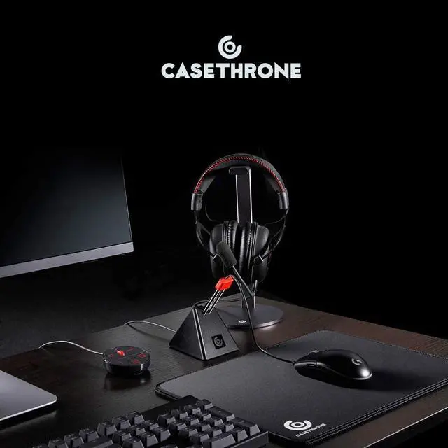 Alt view image 2 of 7 - CASETHRONE Gaming Mouse Cable Management,aBell Mouse Bungee Device for Esports FPS Game(Black)