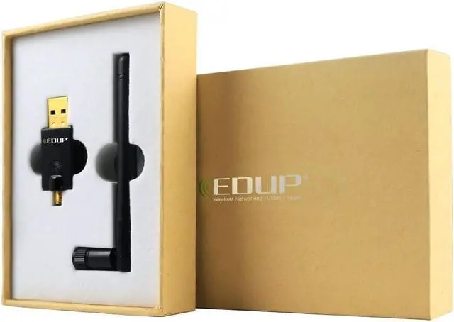 Alt view image 7 of 7 - USB WiFi Adapter AC600Mbps with Wi-Fi Antenna for Laptop Desktop PC,Dual Band 5.8G/2.4Ghz Wireless Network Adapters Compatible OS with Windows XP/Vista/ 7/ 8.1 /8 /10 / and Mac Os X 10.6 -10.15