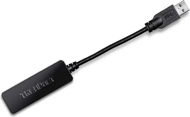 Alt view image 6 of 6 - TRENDnet USB 3.0 to Gigabit Ethernet Adapter, Full Duplex 2Gbps Ethernet Speeds, Up to 1Gbps, USB to Gigabit Ethernet Adapter, USB-A, Windows & Mac Compatible, USB Powered, Black, TU3-ETG