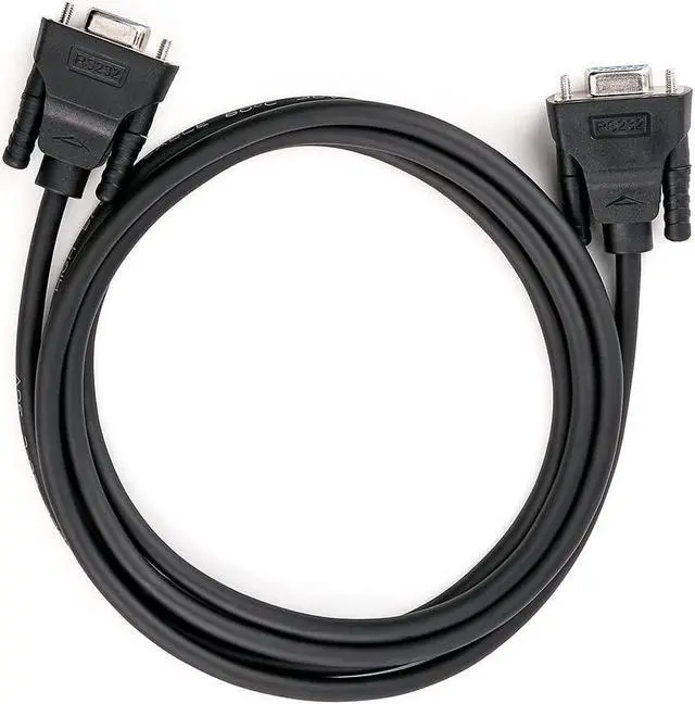 Alt view image 7 of 7 - DTech DB9 RS232 Serial Cable Female to Female Null Modem Cord Cross TX/RX line for Data Communication (6 Feet, Black)