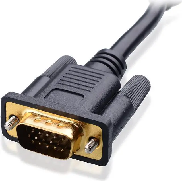 Alt view image 2 of 4 - Cable Matters VGA to VGA Cable 50ft with Ferrites (VGA Cord, VGA Monitor Cable, Computer Monitor Cable, VGA Male to Male)