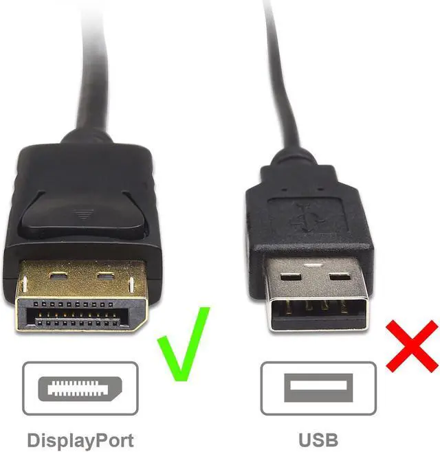 Alt view image 6 of 6 - Cable Matters DisplayPort to VGA Cable (DP to VGA Cable) 6 Feet
