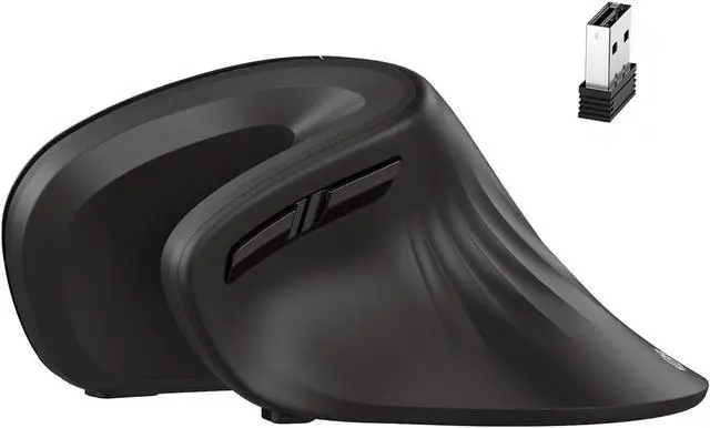 Main image of iClever Ergonomic Wireless Mouse, TM209G 2.4G Vertical Ergonomic Optical Mouse with 3 Adjustable DPI 800/1200/1600 Levels 6 Buttons for Laptop, PC, Desktop, Computer, Notebook