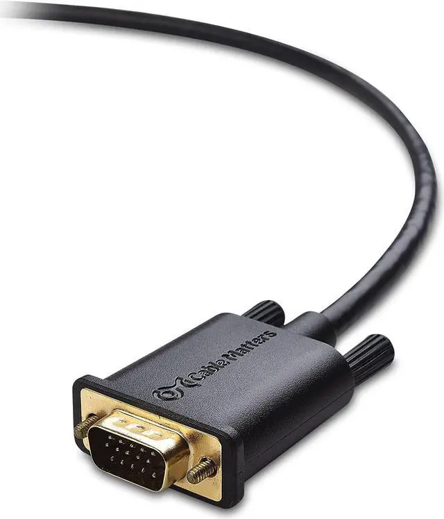 Alt view image 4 of 6 - Cable Matters DisplayPort to VGA Cable (DP to VGA Cable) 6 Feet