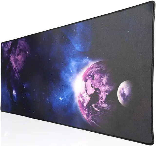 Main image of Cmhoo XXL Professional Large Mouse Pad & Computer Game Mouse Mat (35.4x15.7x0.1IN, Sky Planet)