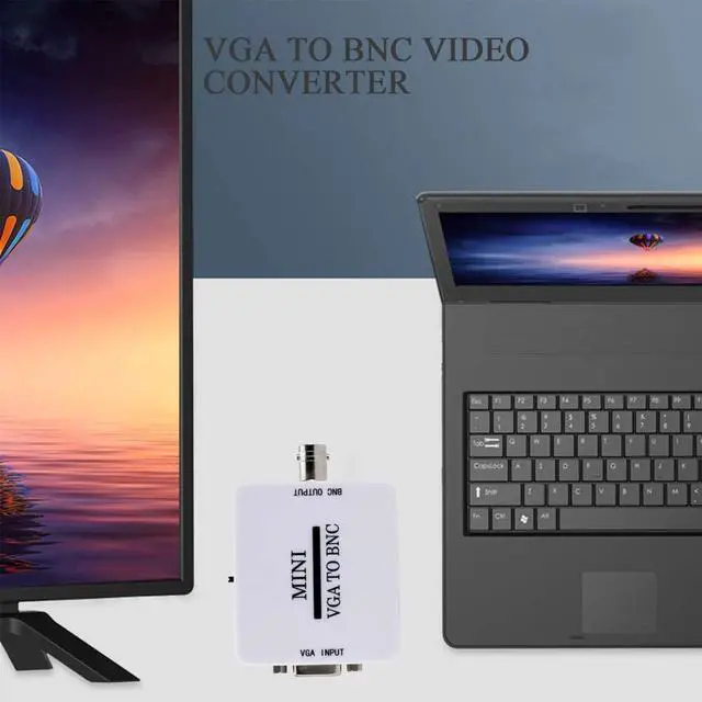 Alt view image 2 of 7 - Mintata2019 Mini VGA to BNC Converter HD 1080PSupport NTSC PAL Output Surveillance Video Converter Adapter