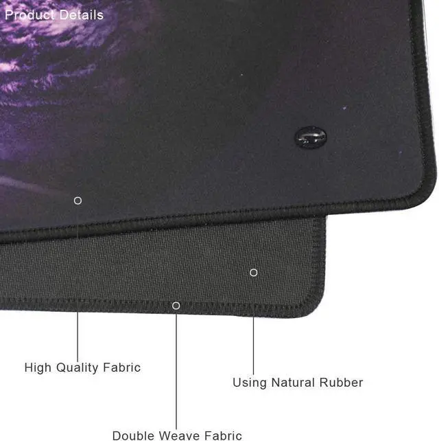 Alt view image 4 of 7 - Cmhoo XXL Professional Large Mouse Pad & Computer Game Mouse Mat (35.4x15.7x0.1IN, Sky Planet)