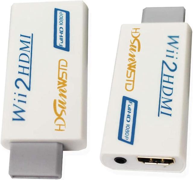 Wii to HDMI Converter WII2HDMI Wii Signal to HDMI Support 720P 1080P 3.5MM  Audio HD Video Output Adapter 