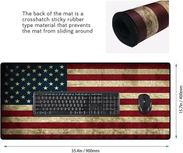 Alt view image 2 of 6 - Cmhoo XXL Professional Large Mouse Pad & Computer Game Mouse Mat (35.4x15.7x0.1IN, 90x40 US)