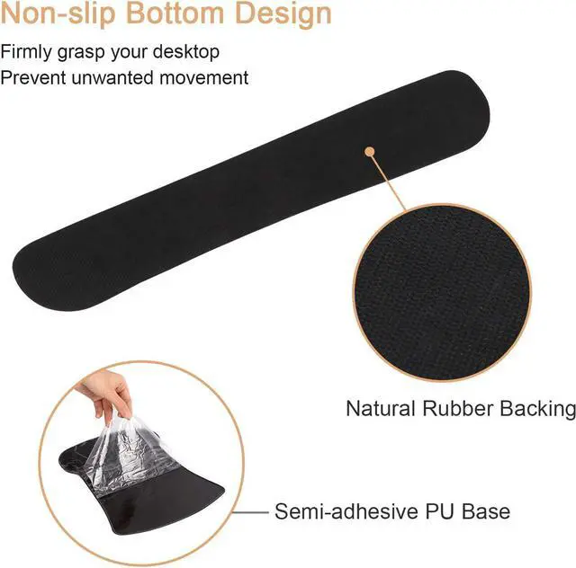 Alt view image 4 of 7 - iCasso Ergonomic Table Mat Honeycomb, Desk Protector for Workspace Home | Sweet Memory Foam Pad Including Carpal Tunnel, Ergonomic Mousepad for Students Travel Study Office Workspace Area