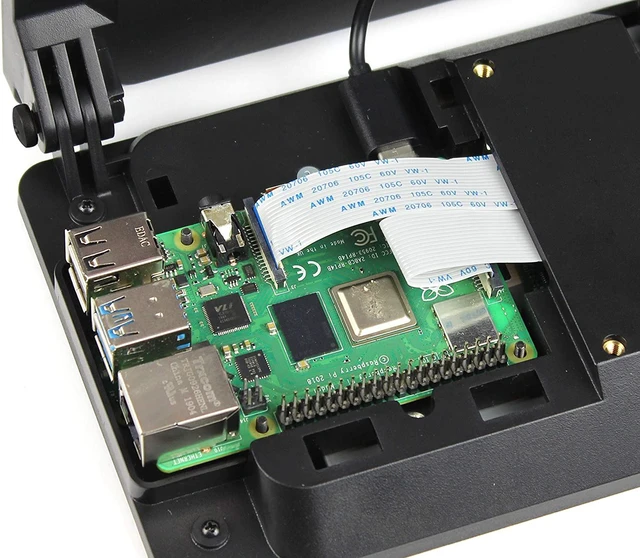 Alt view image 6 of 7 - SmartiPi Touch 2 - Case for The Official Raspberry Pi 7" Touchscreen Display - with Cooling Fan