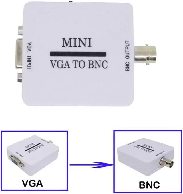 Alt view image 3 of 7 - Mintata2019 Mini VGA to BNC Converter HD 1080PSupport NTSC PAL Output Surveillance Video Converter Adapter
