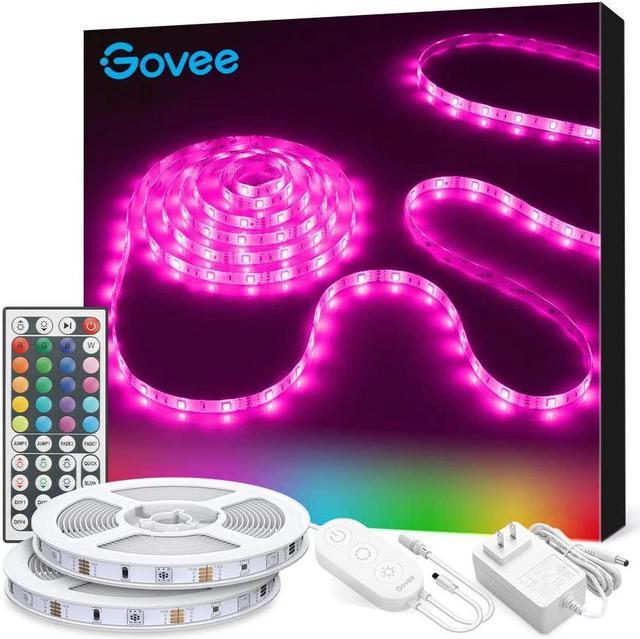 Govee LED Strip Lights, 32.8FT RGB LED Lights with Remote Control, 20  Colors and DIY Mode Color Changing LED Lights, Easy Installation Light  Strip for Bedroom, Ceiling, Kitchen (2x16.4FT) 
