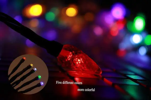Alt view image 6 of 7 - YAGE Tale LED Christmas Light Phone Charger Cord USB and Bulb Charging Cable 50inch 10led Multicolor Bulbs Compatible with Phone5,6,7,8,X,XR,XS,XS Max,11/12/13mini,13,13Pro,13Pro Max etc (2pcs)