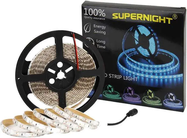 Alt view image 6 of 7 - 600 LEDs Light Strip Waterproof 16.4FT Green LED Rope Lighting Flexible Tape Decorate for Bedroom Boat Car TV backlighting Holidays Party (Green)