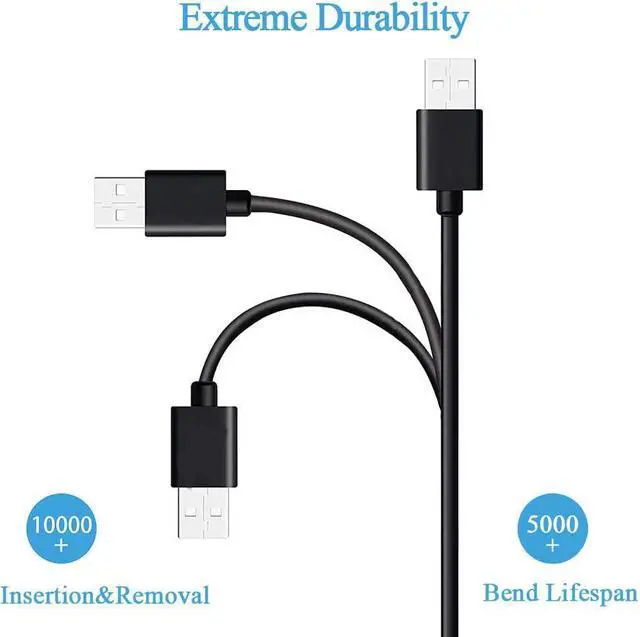 Alt view image 3 of 5 - 10W Fast Charger 10FT Extra Long USB Type C&Micro USB Cables Compatible with Kindle Fire HD 7 8 10 Kids/Pro/Plus Fire Max 11-13th Gen Paperwhite 11th Gen E-Reader/Voyage/Oasis/Kids Edition