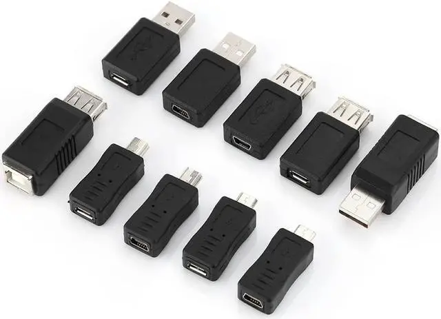 Alt view image 3 of 7 - Multiple USB2.0 Adapter,40 pcs Different HighSpeeds USB2.0 Adapters,HighQuality and Practical Toolkit,