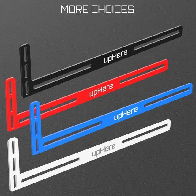 Alt view image 6 of 7 - upHere Graphics Card GPU Brace Support Video Card Sag Holder/Holster Bracket, Anodized Aerospace Aluminum, Single or Dual Slot Cards- Black(GL05)