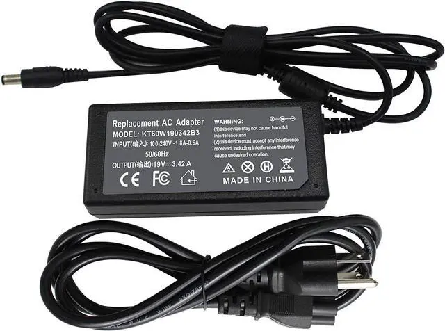 Alt view image 2 of 7 - LNOCCIY 19V 3.42A AC Adapter Charger for Toshiba Satellite C55 C655 C850 C50 C855 P50 P755 P775 P855 P875 S55 L755 L655 L745 E45T E55 E55D A665 A505 Toshiba Portege Z30 Z930 Z830 Power Supply Cord