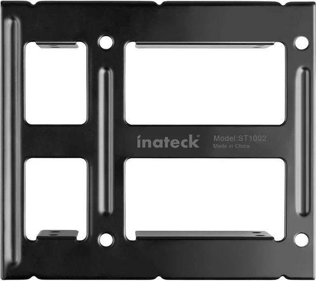 Alt view image 7 of 7 - Inateck ST1002S 2"x2.5" SSD to 3.5" Internal Hard Disk Drive Mounting Kit Bracket (SATA Data and Power Cables Included)
