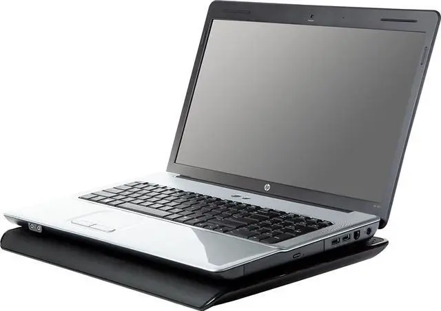 Alt view image 2 of 7 - Portable Chill Mat HD3 Gaming with 3 Ultra-Quiet Fans and Integrated Airflow Ventilation Prevents Overheating LED USB Port Cooling Pad for up to 18-Inch Laptop Black (AWE57US)