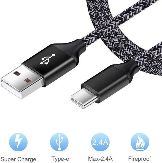 Alt view image 2 of 6 - Fast Charger Type C Charging Block USB Wall Plug Android Phone Fast Car Charger Adapter C Type Charging Cable 3FT 6FT for Samsung Galaxy S25 S24 S23 S22+ S22 Ultra S21 FE S20 S10 A10e A11 A12 A13 A21
