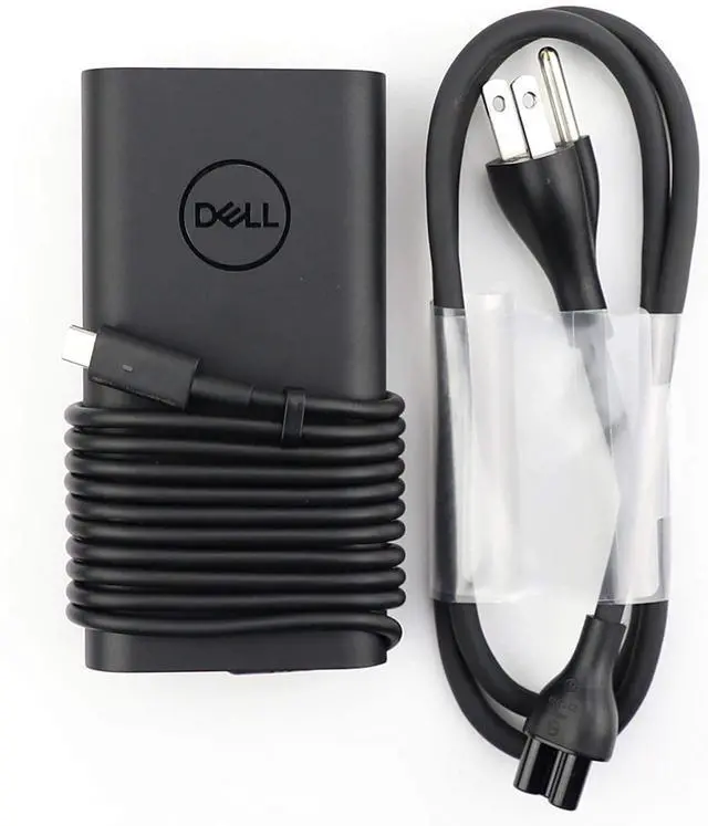 Alt view image 2 of 7 - New Laptop Charger 90W watt USB Type C(USB-C) AC Power Adapter Include Power Cord for Dell XPS 13??Precision 3540Latitude 34003500 52895300 2in17400 2in17300 7390 2in1 7200 2in154000TDK33