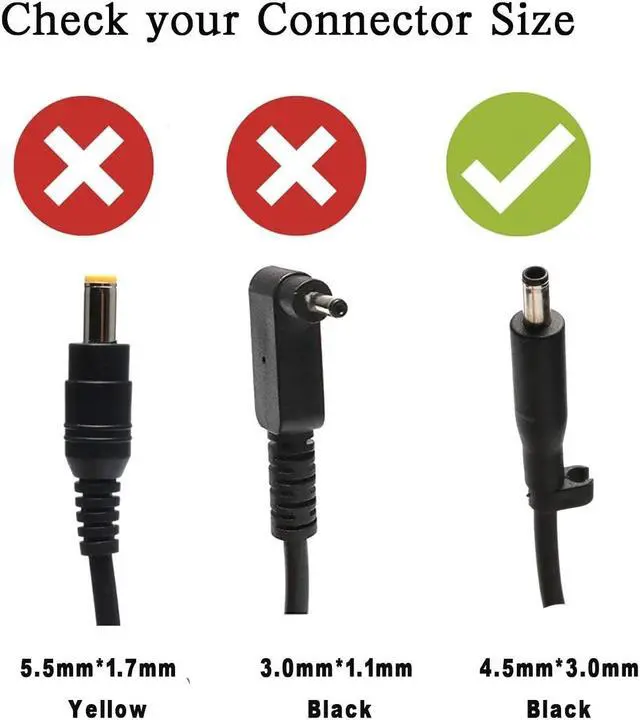 Alt view image 2 of 7 - New 130W AC Adapter Laptop Charger Replacement for Dell XPS 15 9530 9550 9560 Inspiron 7347 7348 7459 Precision M3800 M2800 5510 5520 5530 HA130PM130 DA130PM130 06TTY6 Laptop Power Supply Adapter Cord