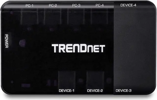 Alt view image 7 of 20 - TRENDnet TK-U404  4 Computer 4-Port USB 3.1 Sharing Switch
