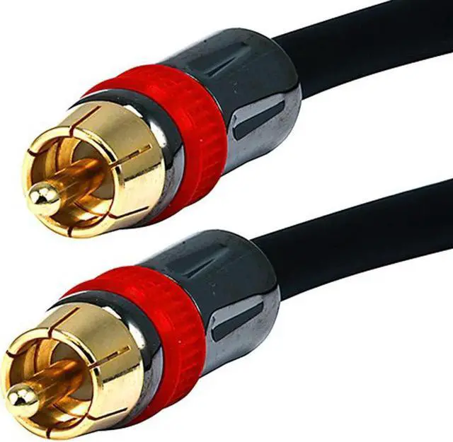 Alt view image 5 of 10 - Monoprice 12ft High-quality Coaxial Audio/Video RCA CL2 Rated Cable - RG6/U 75ohm (for S/PDIF, Digital Coax, Subwoofer,