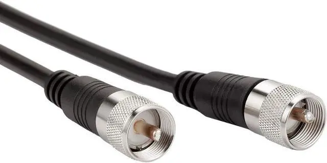 Alt view image 2 of 2 - RG8x Coaxial Cable 12ft, CB Coax Cable, UHF PL259 Male to Male Low Loss CB Antenna Cables, 50 Ohm for HAM Radio, Antenna Analyzer, Dummy Load, SWR Meter