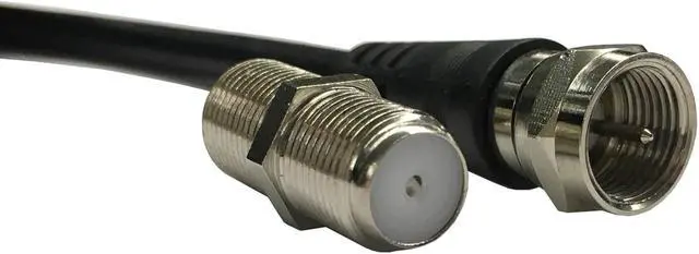 Alt view image 3 of 7 - Chaowei TV Antenna Extension Coaxial Cable(15ft) with Coaxial Coupler,F Type Connector-Ideal for Digital TV Aerial, Satellite Cable Extension-15 Feet, Welcome to consult