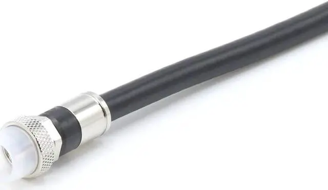 Alt view image 6 of 7 - 25' Feet, Black RG6 Coaxial Cable with Rubber booted - Weather Proof - Outdoor Rated Connectors, F81 / RF, Digital Coax for CATV, Antenna, Internet, & Satellite