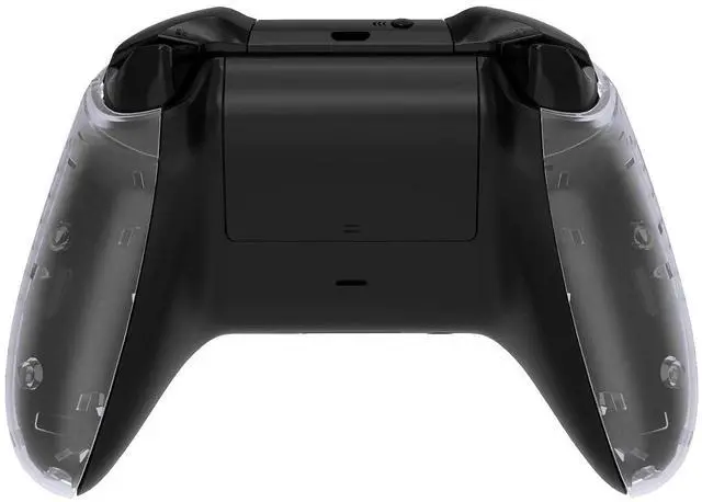 Alt view image 5 of 7 - Transparent Clear Faceplate Side Rails for Xbox One Wireless Controller Model 1708, Replacement Front Housing Shell Panels for Xbox One X & One S Controller @