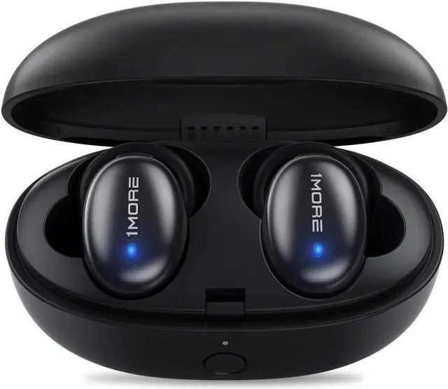 Alt view image 2 of 7 - 1MORE Stylish True Wireless Earbuds, Bluetooth 5.0, 24-Hour Playtime, Stereo In-Ear Headphones with Charging Case, Built-in Microphone, Alternate Pairing Mode Black