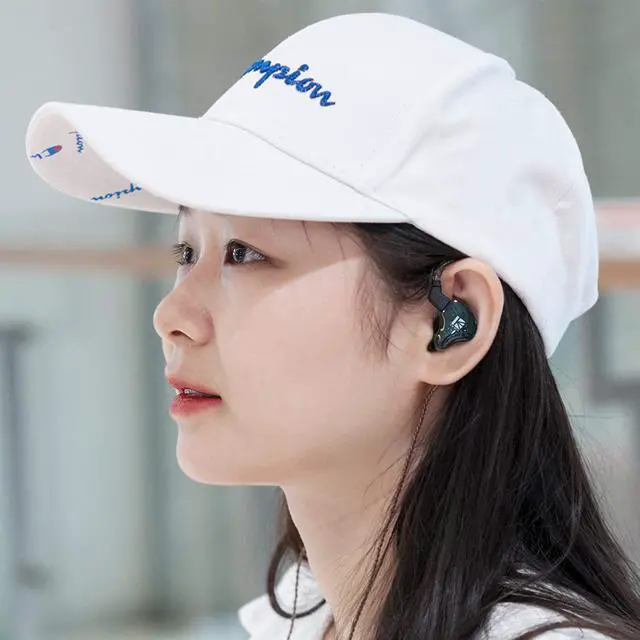 Alt view image 6 of 7 - KBEAR KS2 iem, in Ear Monitor Headphones Hybrid 1BA 1DD Wired Earbuds Stereo Bass HiFi IEM Earphone Noise Cancelling High Resolution with Detachable Cable for Running Gaming Sport (with mic, Black)